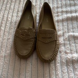 Tan shoes